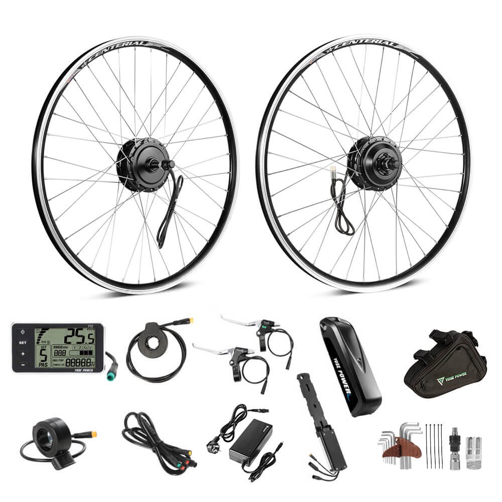 E-Bike Conversion Kit 36V 350W 26" Rear Motor Kit for Freewheel with 36V 13Ah Battery and Charger product photo from Yosepower