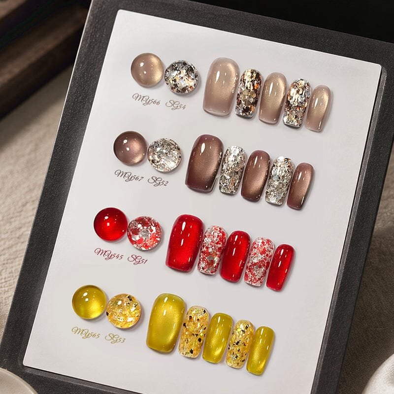 2pcs Set Cat Magnetic Gel & Glitter Gel Gel Nail Polish BORN PRETTY product photo from Bornpretty